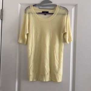 Short sleeve knit top